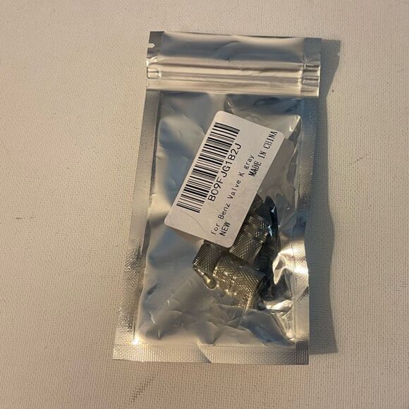 Mercedes Benz logo valve Stem caps in Gray set of 4 NWT - Picture 4 of 4